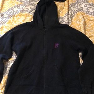 Zippered K-State jacket with hood